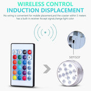 10/13 Lights Remote Controlled LED Diving Light with Magnetic Suction Cup for Fish Tank and Swimming Pool_14