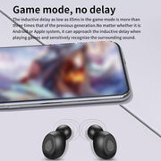 V8 Wireless Earphones Bluetooth 5.0 8D Bass Stereo Waterproof Earbuds Hands-free Headset with Microphone and Charging Case_5