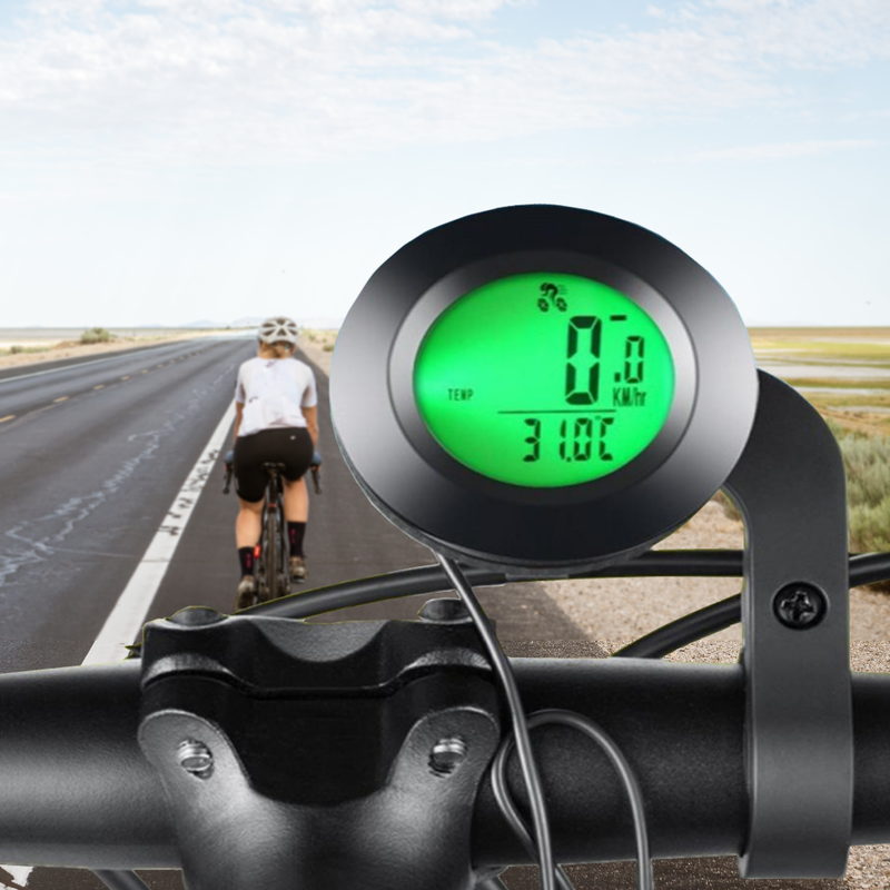 Bostin Life Tri-Color Rgb Wireless Round Waterproof Self-Propelled Backlight English Odometer Sports