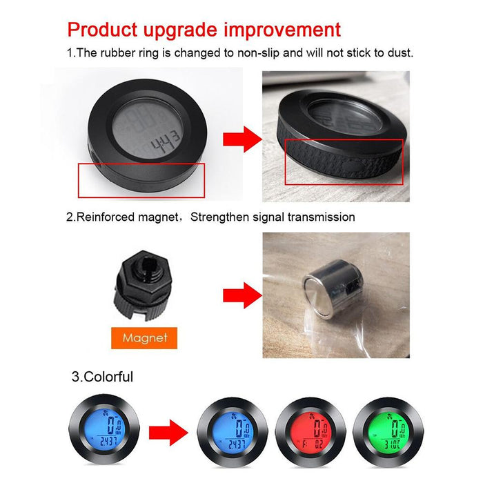 Tri-color RGB Wireless Round Waterproof Self-Propelled Backlight English Odometer_8