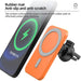 15W Fast Charging Magnetic Wireless Car Charger Stand Holder for QI Phones iPhone 12 Mini Pro Max_6