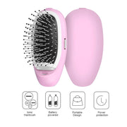 Negative Ion Battery Operated Hair Brush Styling Hair Comb and Scalp Massager_7
