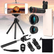 10 in 1 Kit 180 degree Fisheye Lens 0.65 Wide Angle Lens 12x Magnifying for Mobile Phones_13