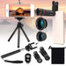 10 in 1 Kit 180 degree Fisheye Lens 0.65 Wide Angle Lens 12x Magnifying for Mobile Phones_13
