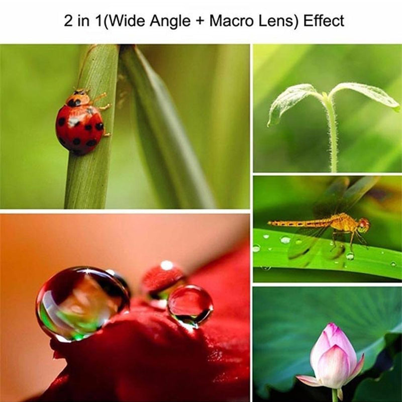 10 in 1 Kit 180 degree Fisheye Lens 0.65 Wide Angle Lens 12x Magnifying for Mobile Phones_6