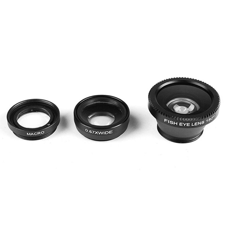 10 in 1 Kit 180 degree Fisheye Lens 0.65 Wide Angle Lens 12x Magnifying for Mobile Phones_7