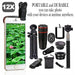 10 in 1 Kit 180 degree Fisheye Lens 0.65 Wide Angle Lens 12x Magnifying for Mobile Phones_16