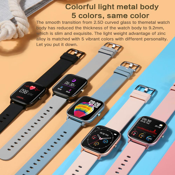 P8 1.4 Inch Smart Watch Full Touch Fitness Tracker Blood Pressure Smart Clock Unisex Smart Bracelet_8