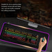 RGB LED Non-Slip Luminous Mouse Pad for Gaming PC Keyboard Cover Base Computer Mat_5