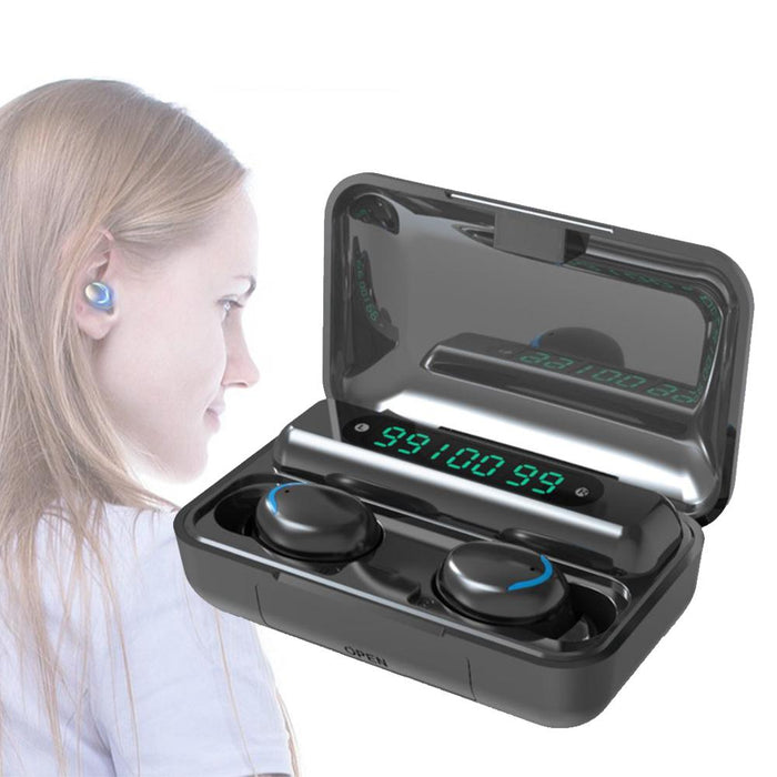 Wireless Waterproof Bluetooth 5.0 Earphones with 1200mAh Charging Box and Mic Sports Earbuds Headsets_8