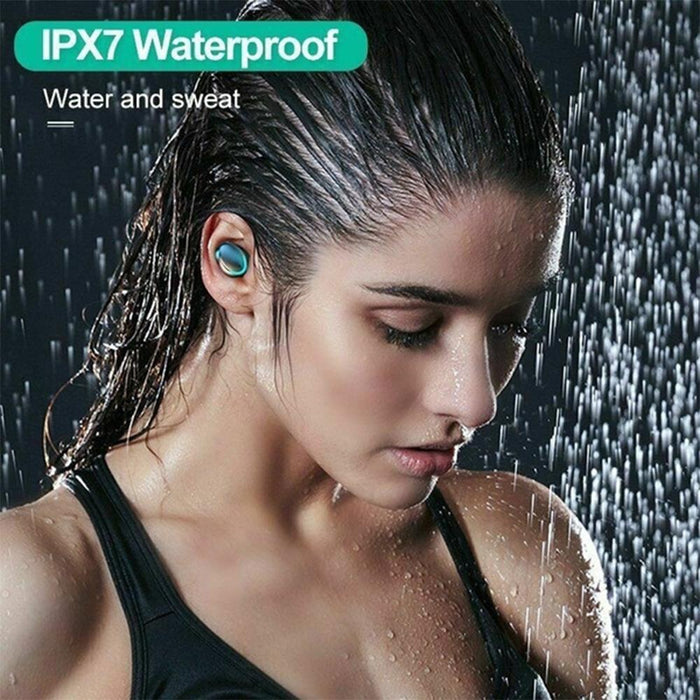 Wireless Waterproof Bluetooth 5.0 Earphones with 1200mAh Charging Box and Mic Sports Earbuds Headsets_13