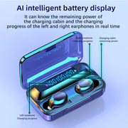Wireless Waterproof Bluetooth 5.0 Earphones with 1200mAh Charging Box and Mic Sports Earbuds Headsets_14