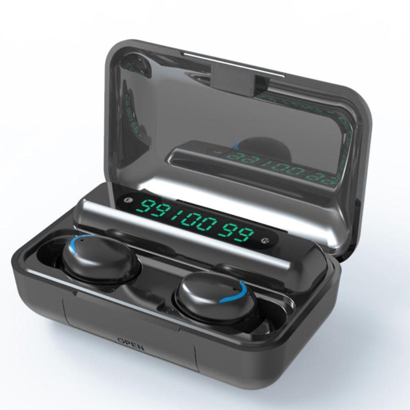 Wireless Waterproof Bluetooth 5.0 Earphones with 1200mAh Charging Box and Mic Sports Earbuds Headsets_0
