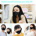 Washable Fabric Musical Bluetooth USB Rechargeable Unisex Face Mask_11