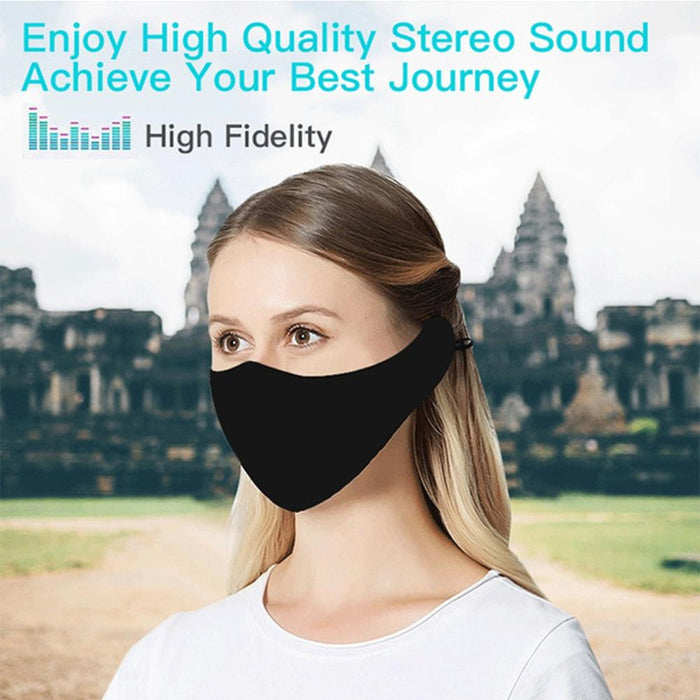Washable Fabric Musical Bluetooth USB Rechargeable Unisex Face Mask_12