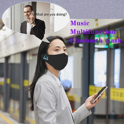 Washable Fabric Musical Bluetooth USB Rechargeable Unisex Face Mask_1