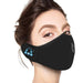 Washable Fabric Musical Bluetooth USB Rechargeable Unisex Face Mask_0
