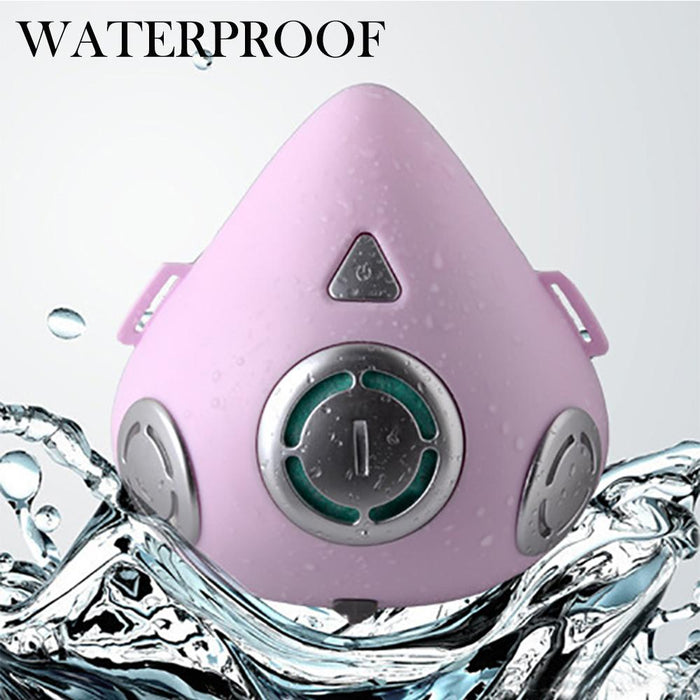 USB Rechargeable Personal Wearable Air Purifier Smart Electric Face Mask_4