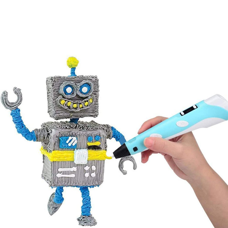 Magic 3D Printing Pen for Kids DIY Pen with LED Display and Filaments_11