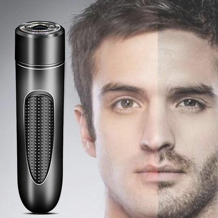 Mini Electric Rotary Shaver Portable Micro-USB Electric Razor for Face and Body Hair_4
