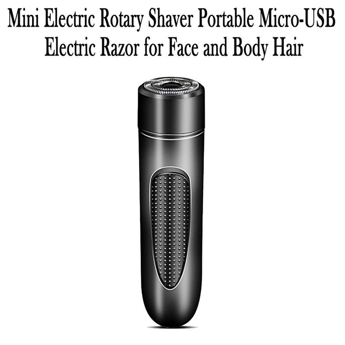 Mini Electric Rotary Shaver Portable Micro-USB Electric Razor for Face and Body Hair_6