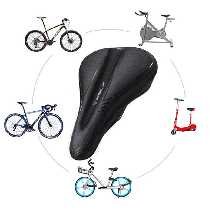 Comfortable MTB Bicycle Saddle Cover with Memory Foam Pad Bike Accessories Seat Cover_3