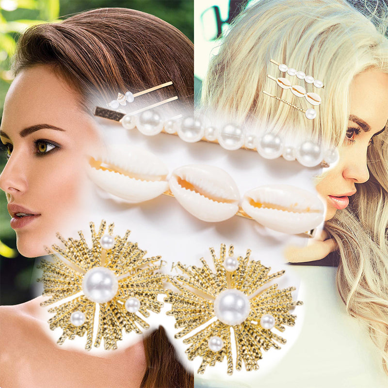 Ocean Series Accessory Set Hair Pin Hair Clip and Earrings Fashion Accessory and Jewelry_1