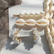 Ocean Series Accessory Set Hair Pin Hair Clip and Earrings Fashion Accessory and Jewelry_5