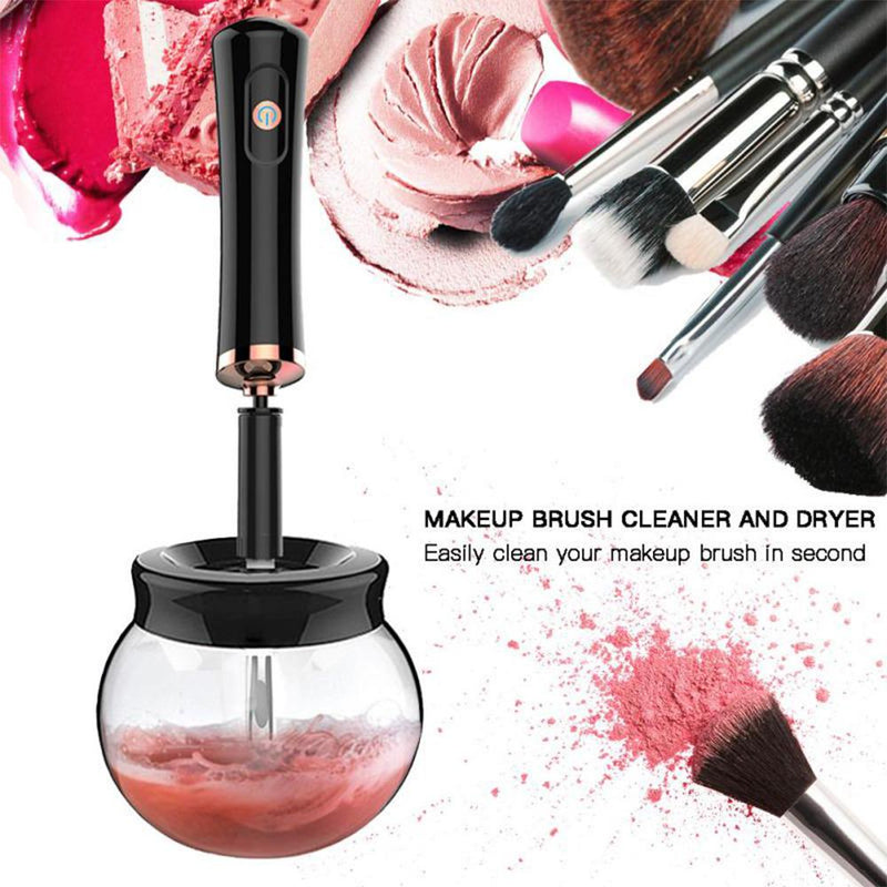 Battery Operated Electric Makeup Brush Cleaner Automatic Brush Washer and Dryer_15