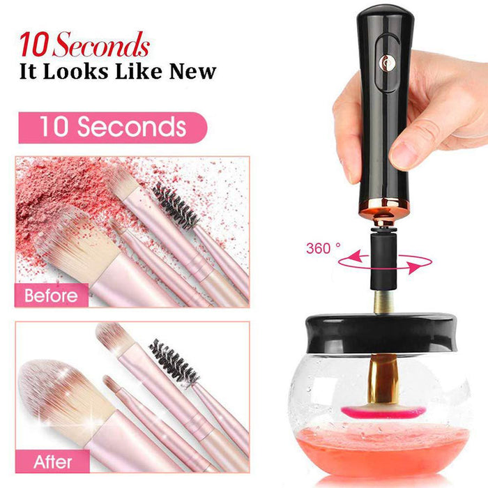 Battery Operated Electric Makeup Brush Cleaner Automatic Brush Washer and Dryer_16
