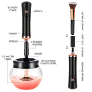 Battery Operated Electric Makeup Brush Cleaner Automatic Brush Washer and Dryer_5