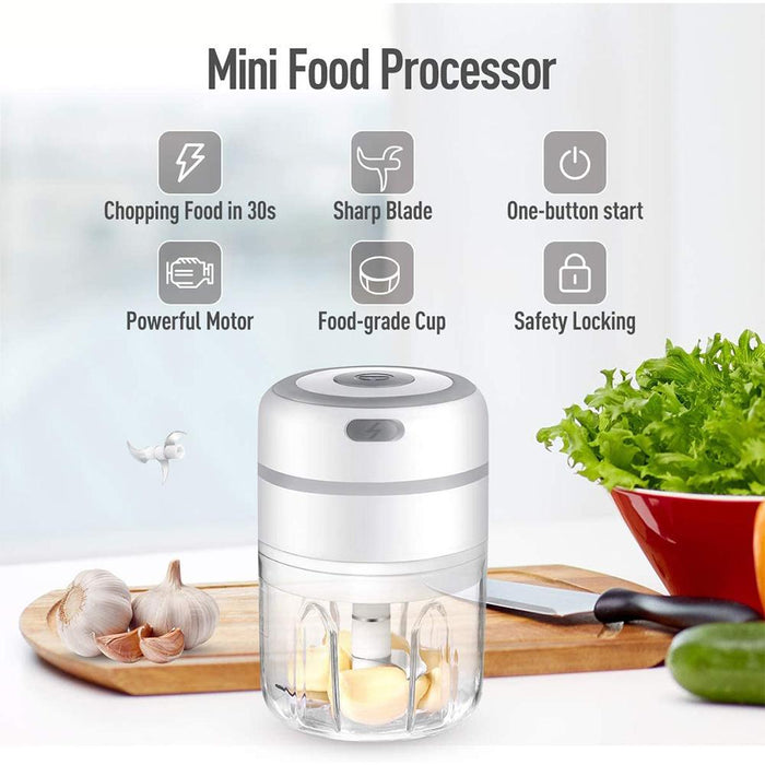 Automatic Mini Electric Food Chopper Portable Mini Food Processor_11