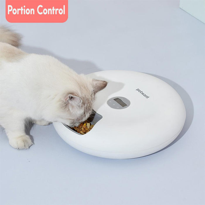 Intelligent Wet & Dry Food Dispenser 6-Compartments 180ml Cat and Dog Pet Auto-Feeder_6
