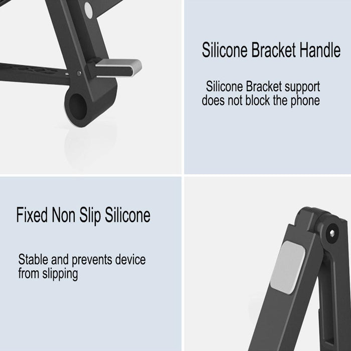3-in-1 Multi-Function Folding Rack Bracket for Laptop Tablet and Phone Stand Holder_9