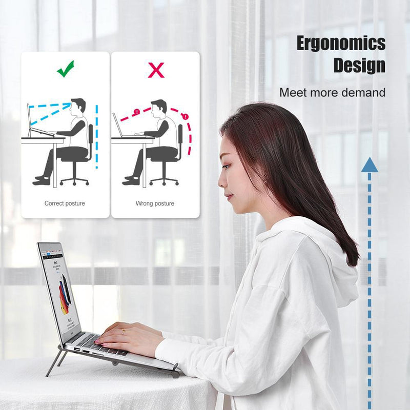 3-in-1 Multi-Function Folding Rack Bracket for Laptop Tablet and Phone Stand Holder_2