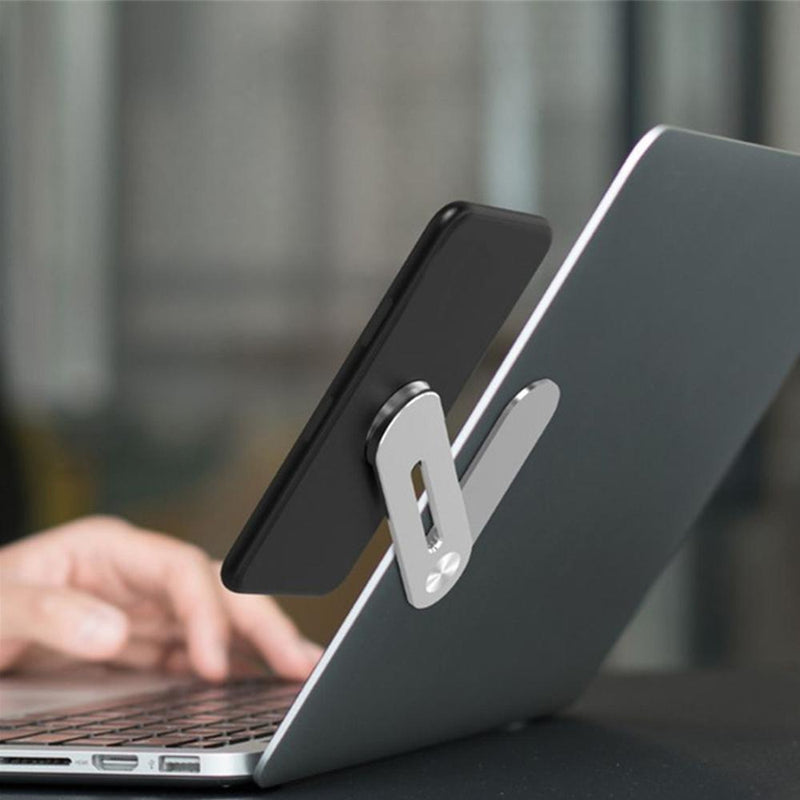 Laptop Side Mount Magnetic Mobile Holder Foldable Laptop Monitor Expansion Bracket_9