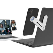 Laptop Side Mount Magnetic Mobile Holder Foldable Laptop Monitor Expansion Bracket_10