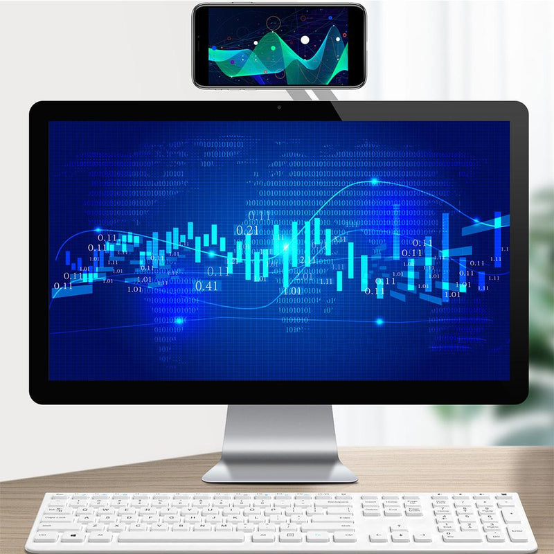 Laptop Side Mount Magnetic Mobile Holder Foldable Laptop Monitor Expansion Bracket_11