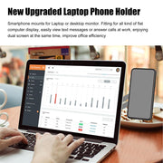 Laptop Side Mount Magnetic Mobile Holder Foldable Laptop Monitor Expansion Bracket_13