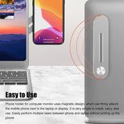 Laptop Side Mount Magnetic Mobile Holder Foldable Laptop Monitor Expansion Bracket_14