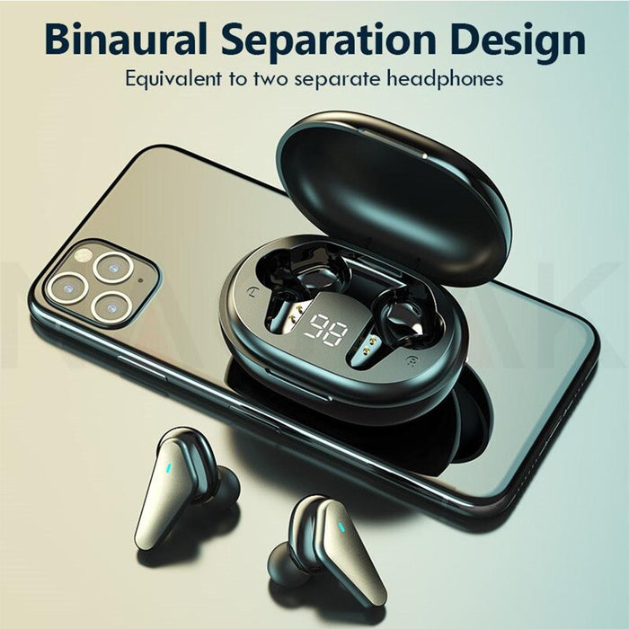 TWS Bluetooth 5.0 Binaural Wireless Noise Cancelling Sports Earbud with Mic and Charging Case_7