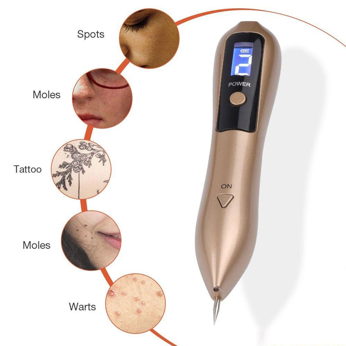 9 Speed USB Rechargeable Spotlight Mole Freckle and Spot Scanner and Remover Pen_9