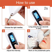 9 Speed USB Rechargeable Spotlight Mole Freckle and Spot Scanner and Remover Pen_2