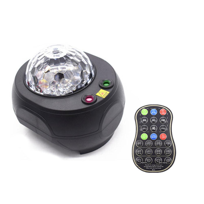 Colorful LED Star Night Light and Rotating Ocean Wave Projector and BT Musical Nebula Lamp_4