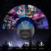 Colorful LED Star Night Light and Rotating Ocean Wave Projector and BT Musical Nebula Lamp_8