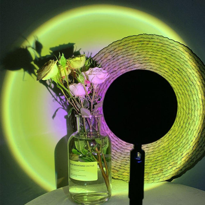 LED Sunset Sunlight and Rainbow Night Light Projector Lamp for Bedroom Home and Office_14