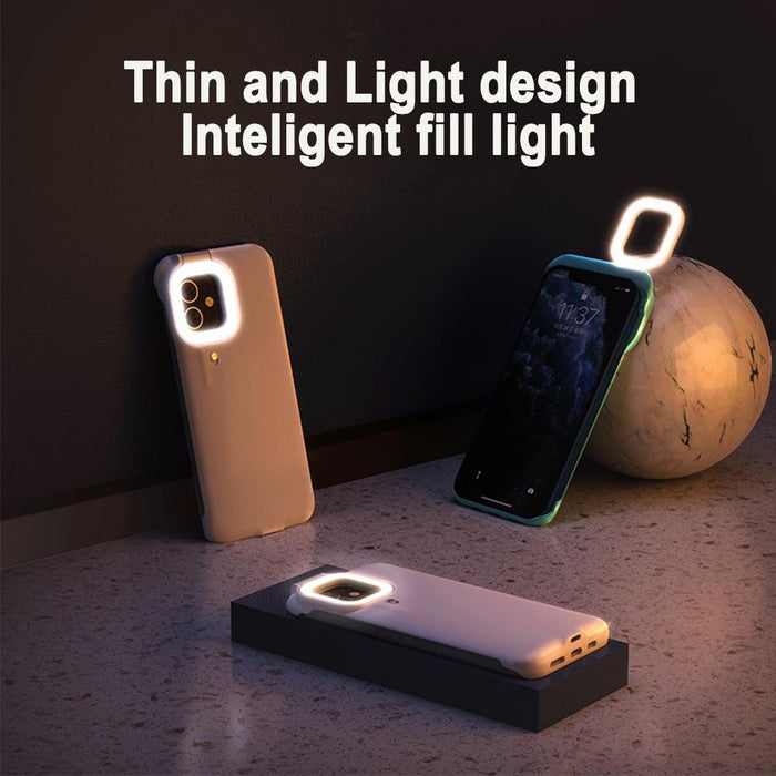Mobile Phone Protective Phone Case with Fill Light and Reverse Charging Function_8