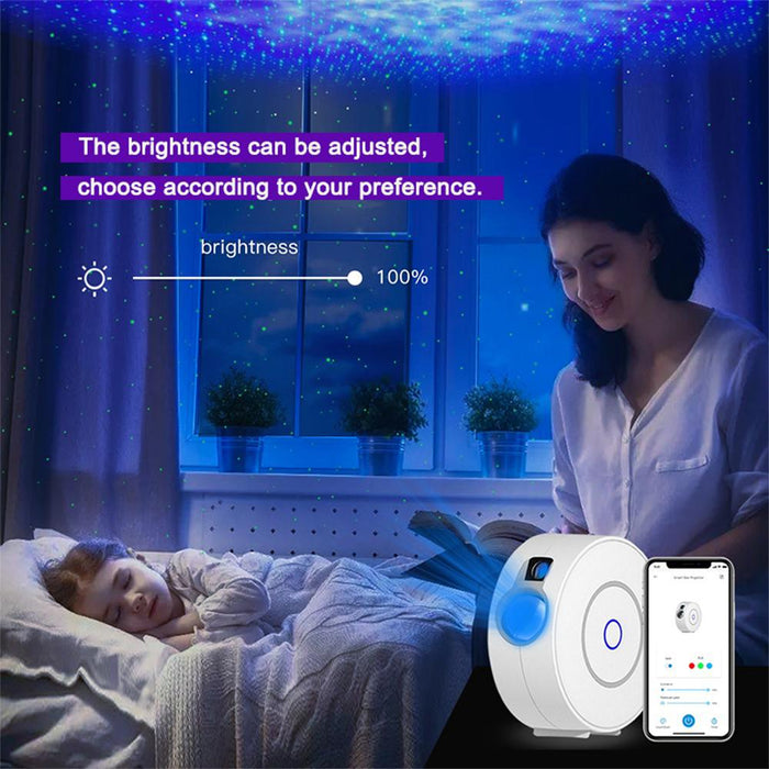 LED Night Light Star Projector with Nebula Cloud, Smart WIFI Bluetooth Projector for App Control_2
