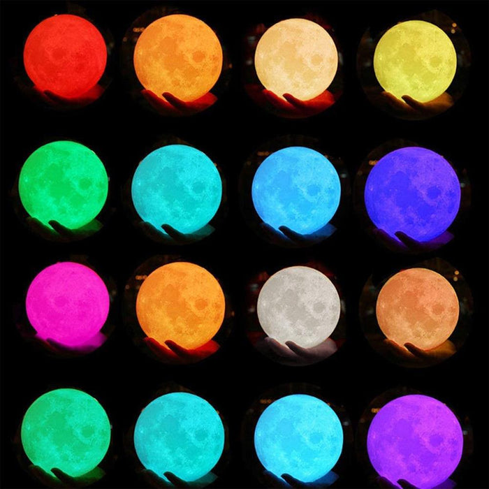 3D Printed Moonlight Lamp in 16 Colors with Remote Control for Bedroom and Home Decoration_3