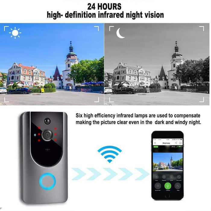 Smart Wireless Wi-Fi HD Video Doorbell for Home Protection and Home Security_15